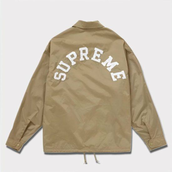 Supreme シュプリーム 2024SS Champion Coaches Jacket チャンピオンコーチジャケット タン1