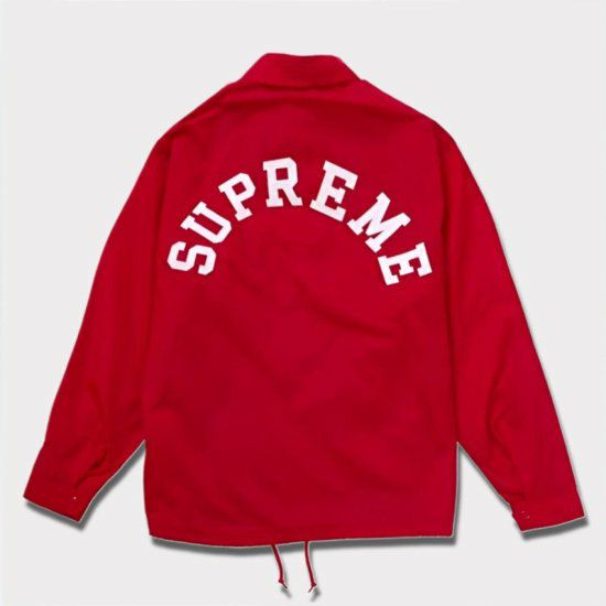 Supreme シュプリーム 2024SS Champion Coaches Jacket チャンピオンコーチジャケット レッド　赤1