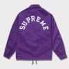 Supreme シュプリーム 2024SS Champion Coaches Jacket チャンピオンコーチジャケット パープル　紫1