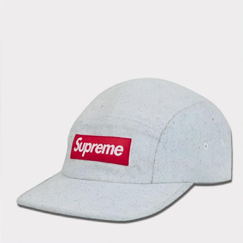 Supreme シュプリーム 2024SS Coated Denim Camp Cap コーテッドデニム 