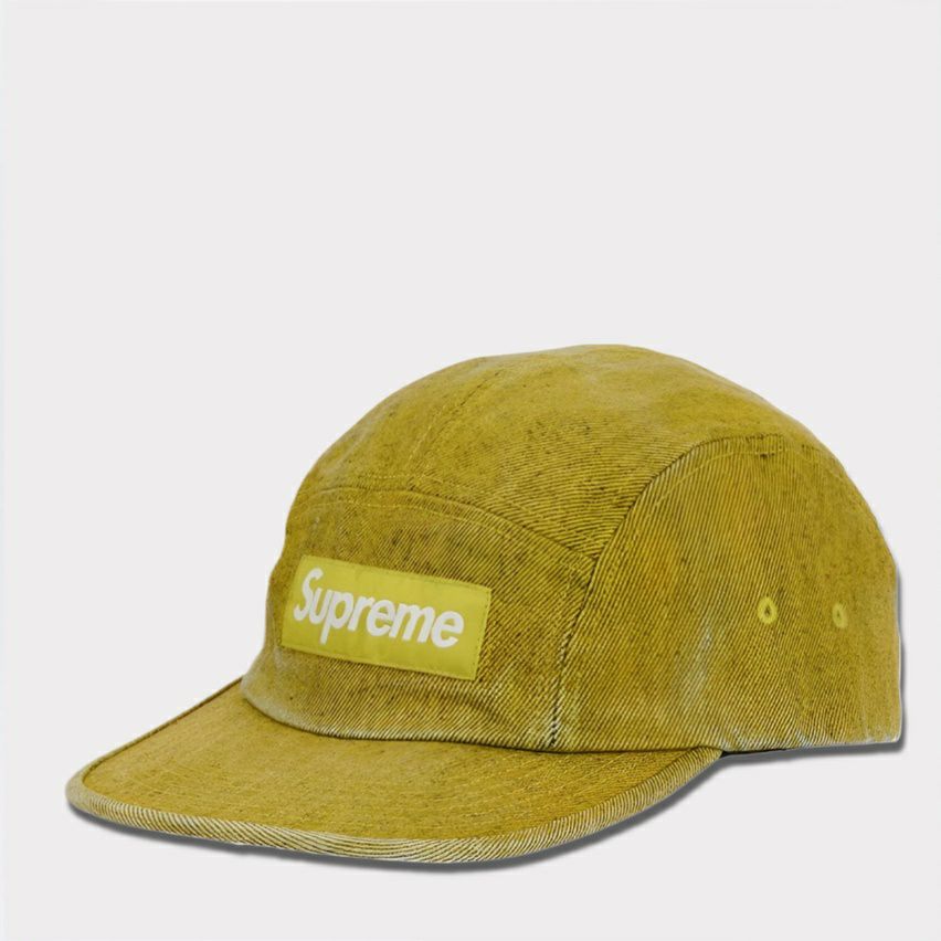 Supreme シュプリーム 2024SS Coated Denim Camp Cap コーテッドデニム 