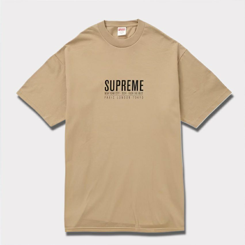 Supreme Paris Tee 飾り付け Yellow シュプリーム パリ S 