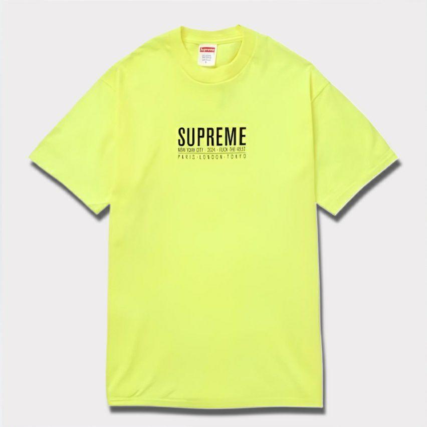 Supreme シュプリーム 2024SS Paris Tee パリTシャツ フルアレセント  