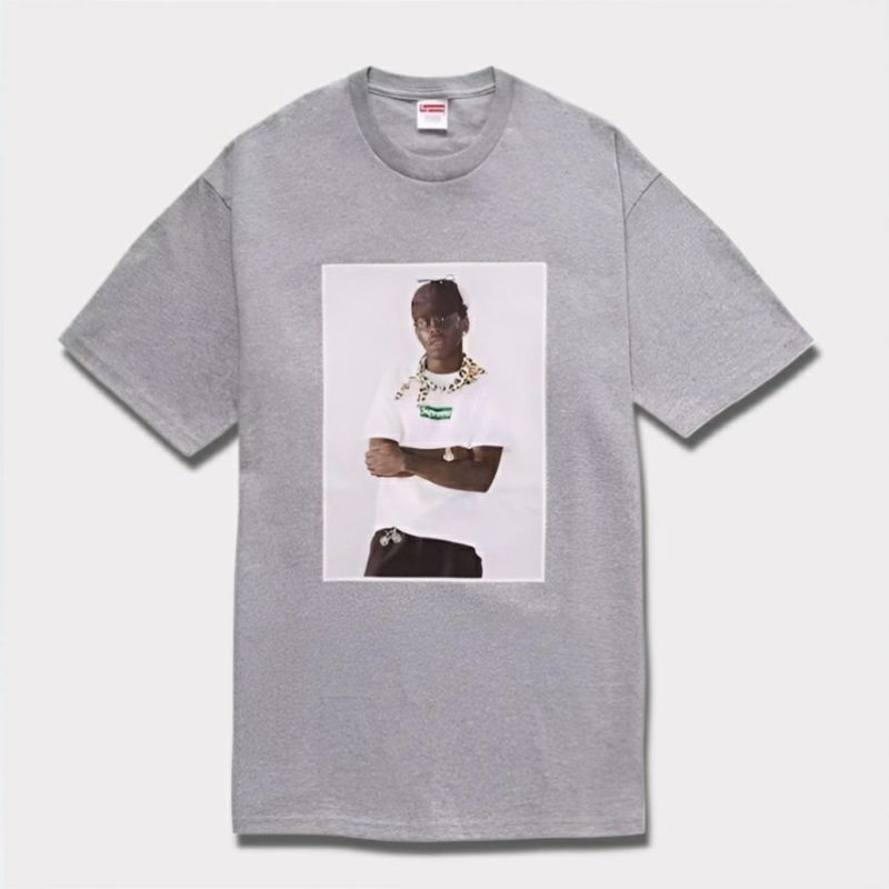 新作 supreme tyler the creator tee heather grey