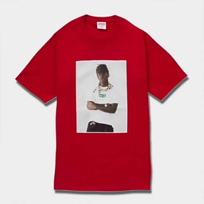 新作 supreme tyler the creator tee red