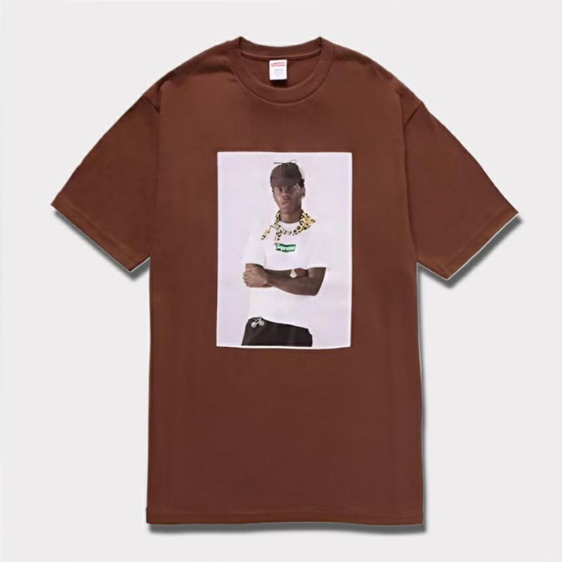 新作 supreme tyler the creator tee brown