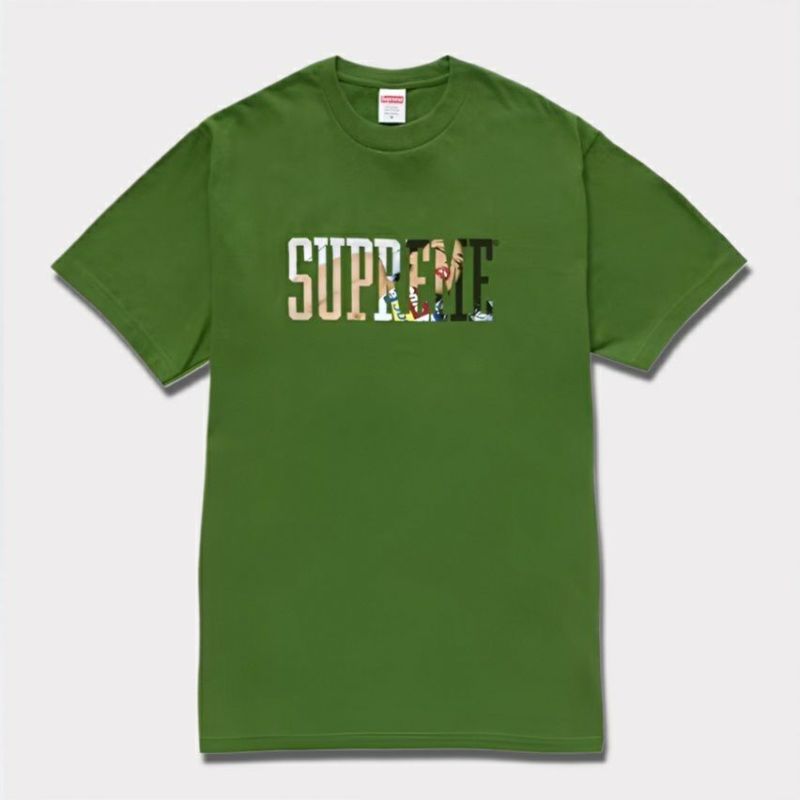 新作 supreme terqa patrick tee green