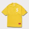 新作 supreme s logo baseball henley イエロー1