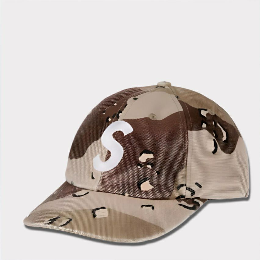 Supreme シュプリーム 2024AW Pigment S Logo 6-Panel ピグメントSロゴ6パネル キャップ チョコレートチップカモ  | Supreme(シュプリーム)オンライン通販専門店 Be-supremer I 新作2024AW販売中