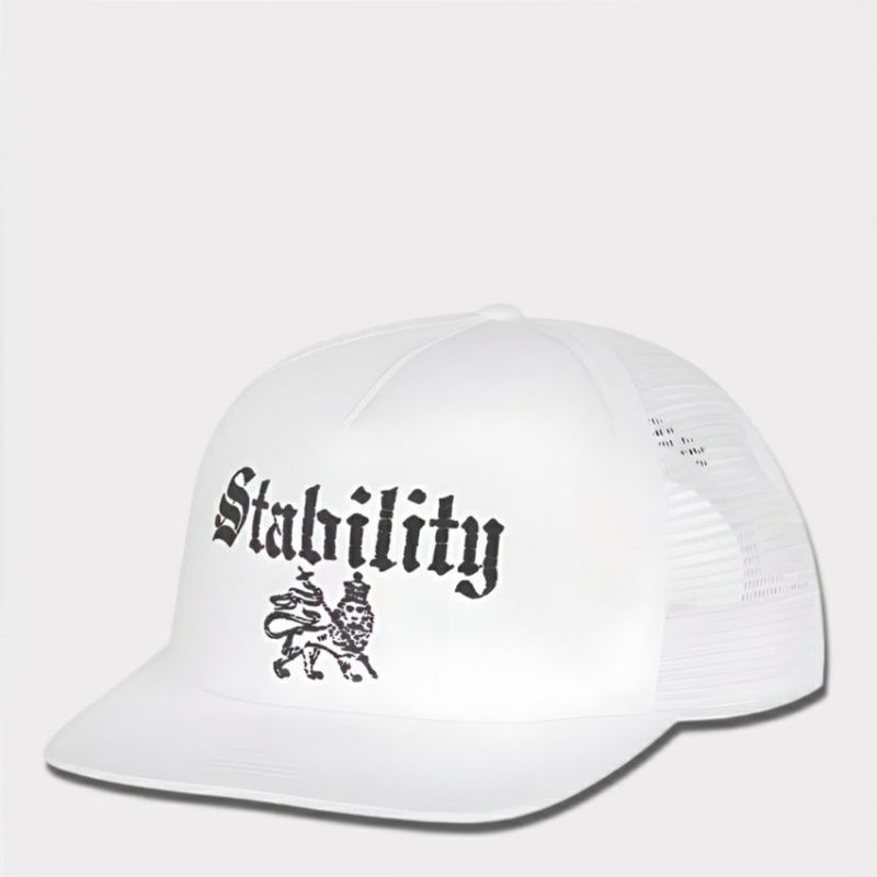 新作 surpeme stability mesh back 5 panel cap ホワイト1