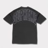 新作 supreme Cracked Back Arc S/S Top ブラック1