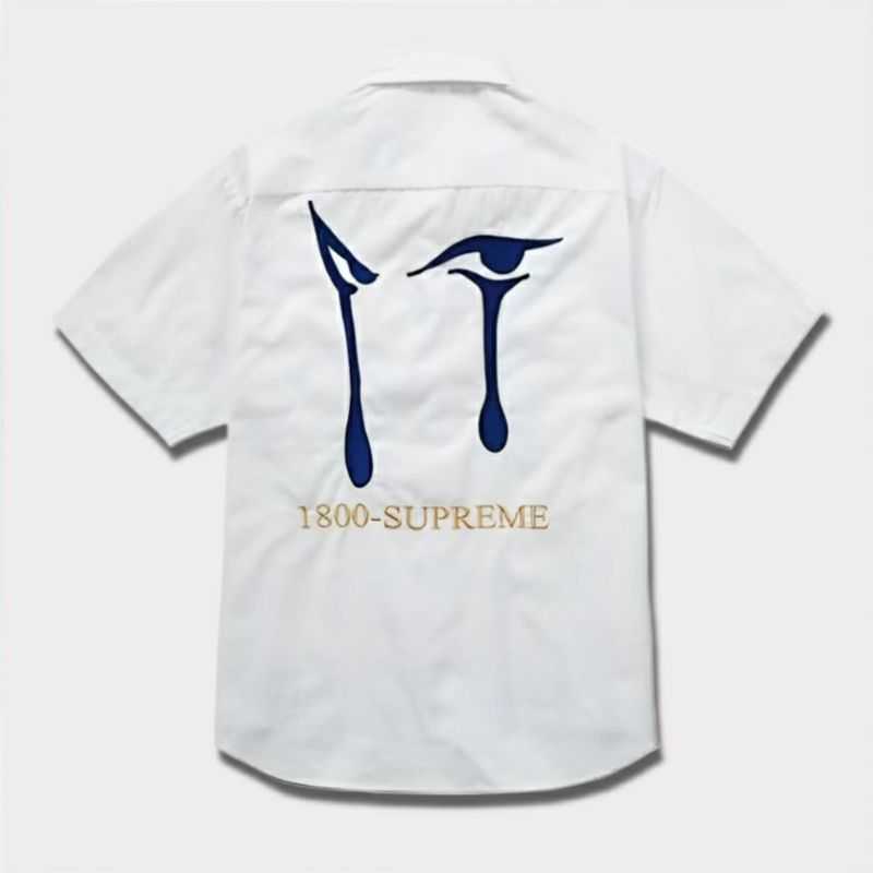 新作 supreme AOI Eyes S/S Work Shirt（ ホワイト１