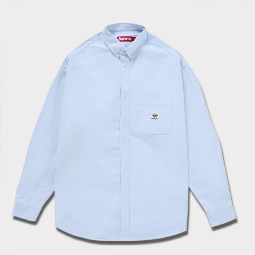 Supreme シュプリーム 2024AW Loose Fit Flannel Oxford Shirt ルーズフィットフランネルオックスフォードシャツ  ライトブルー 青 | Supreme(シュプリーム)オンライン通販専門店 Be-supremer I 新作2024AW販売中