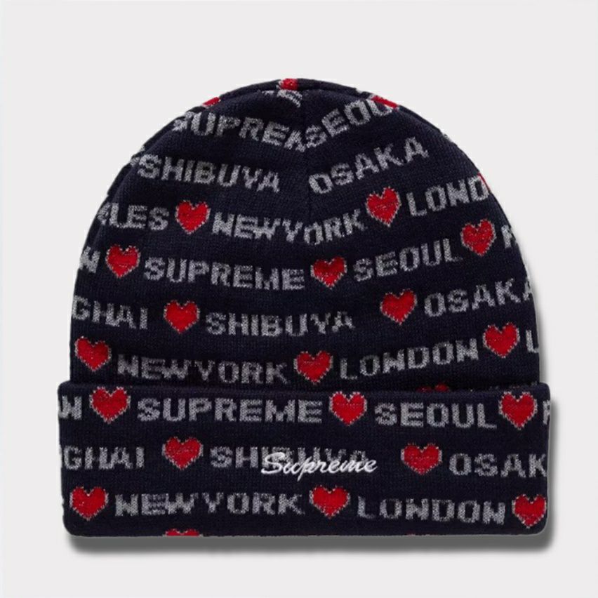 Supreme シュプリーム 2024AW Hearts Beanie ハートビーニー ニット帽 