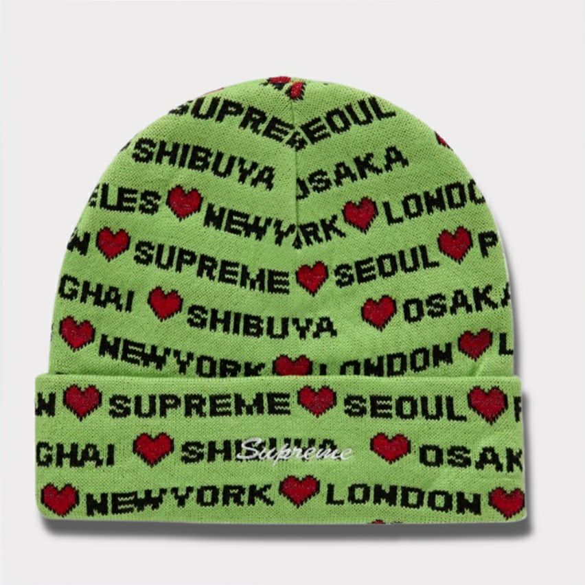 Supreme シュプリーム 2024AW Hearts Beanie ハートビーニー ニット帽 