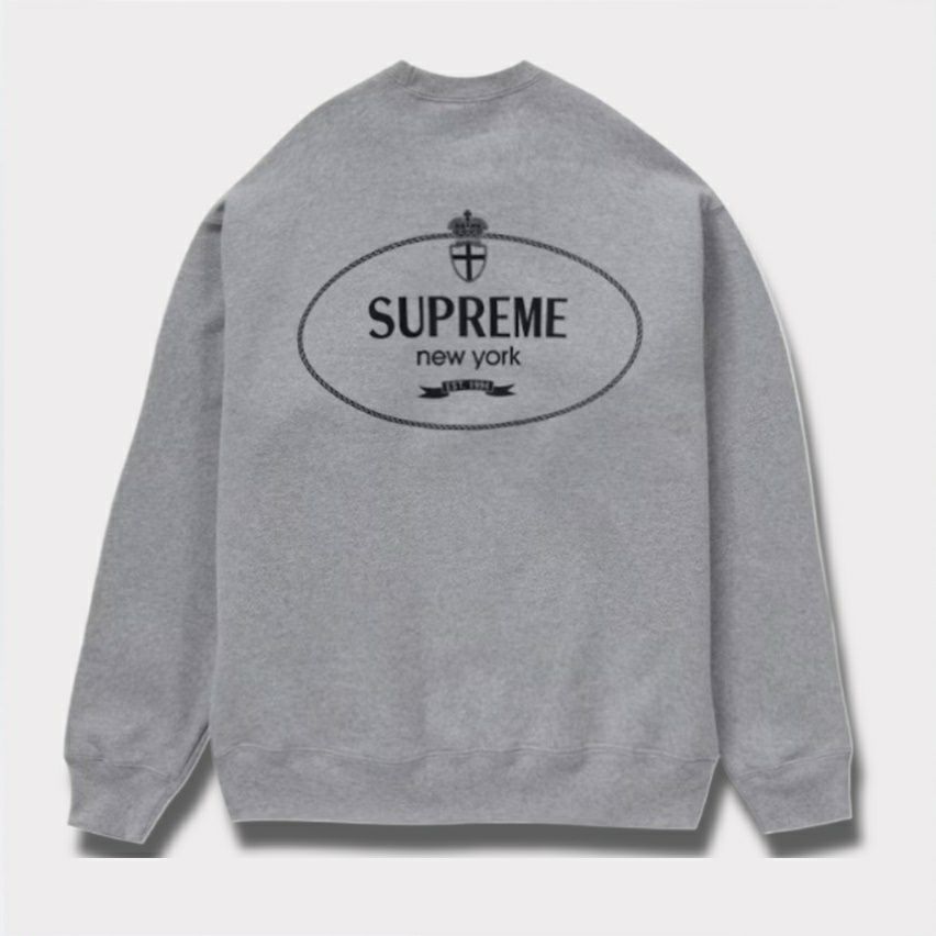 Supreme シュプリーム 2024AW Crest Crewneck クレストクルーネック 