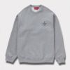 supreme 新作 24aw crest crewneck ヘザーグレー2