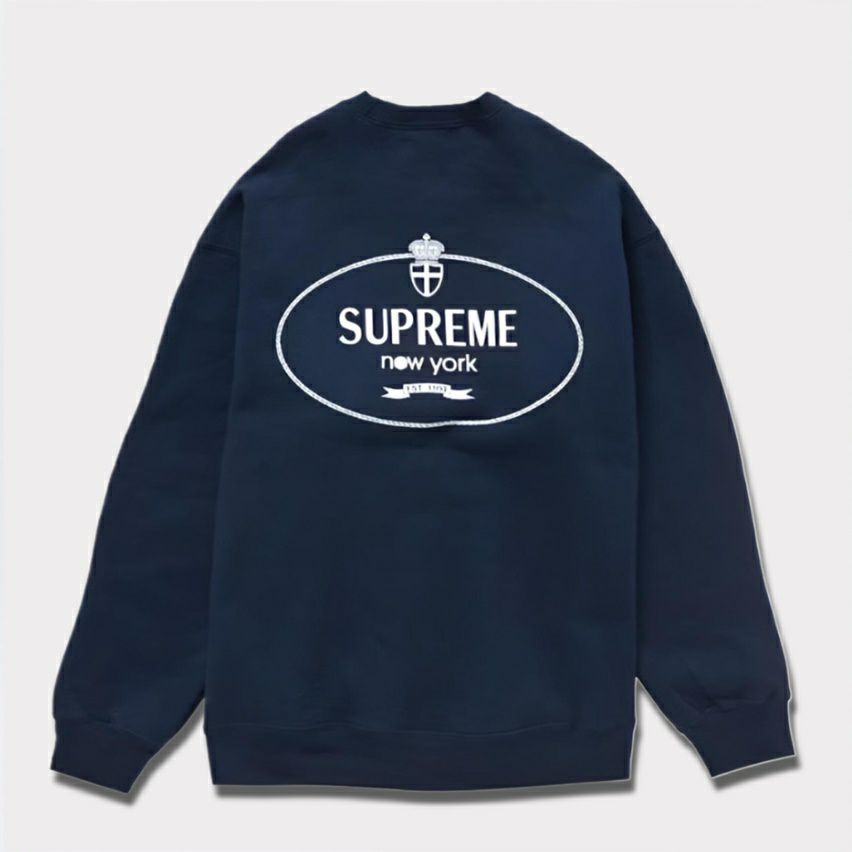 Supreme シュプリーム 2024AW Crest Crewneck クレストクルーネック 