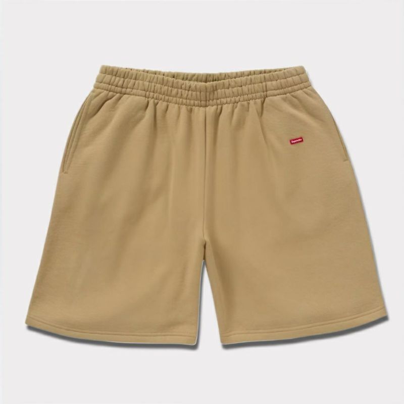 supreme 新作 24aw small box sweatshort 　ダークタン1