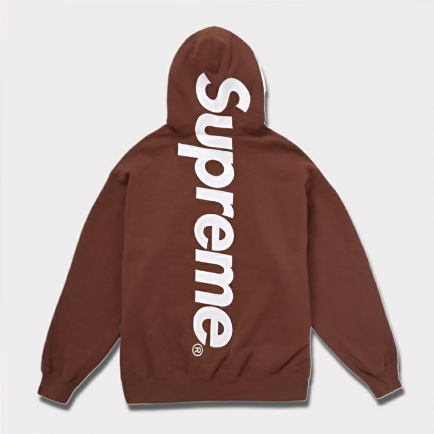 Supreme シュプリーム 2024AW Satin Applique Hooded Sweatshirt  