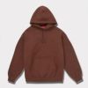 supreme 24aw 新作 satin applique hooded sweatshirt パーカー ブラウン1