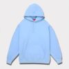 supreme 24aw 新作 satin applique hooded sweatshirt パーカー ライトブルー2