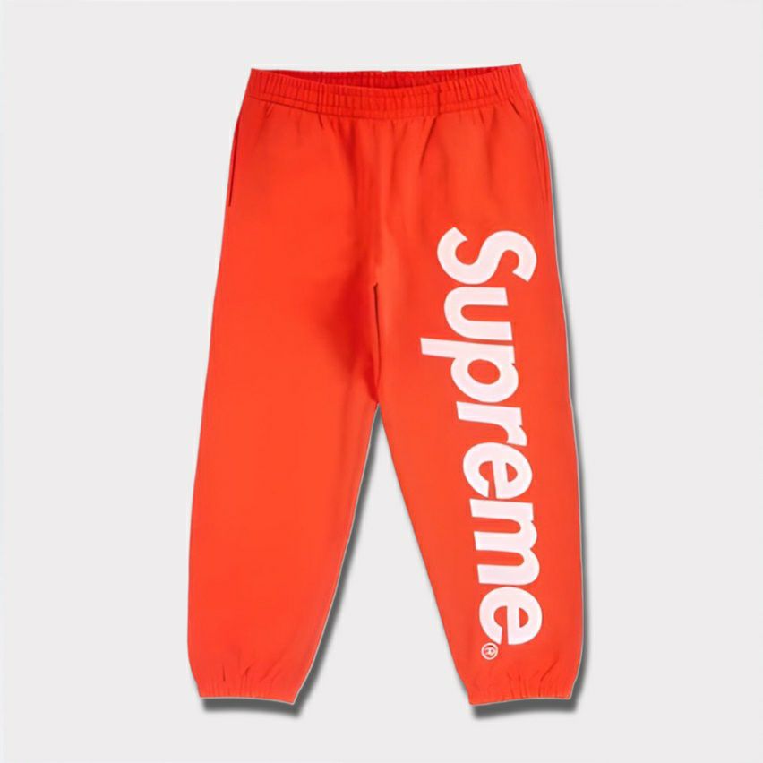 Supreme シュプリーム 2024AW Satin Applique Sweatpant サテン  