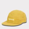 supreme 24aw 新作 waxed ripstop camp cap イエロー