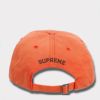 supreme 24aw 新作 bleached chino 6panel cap オレンジ2