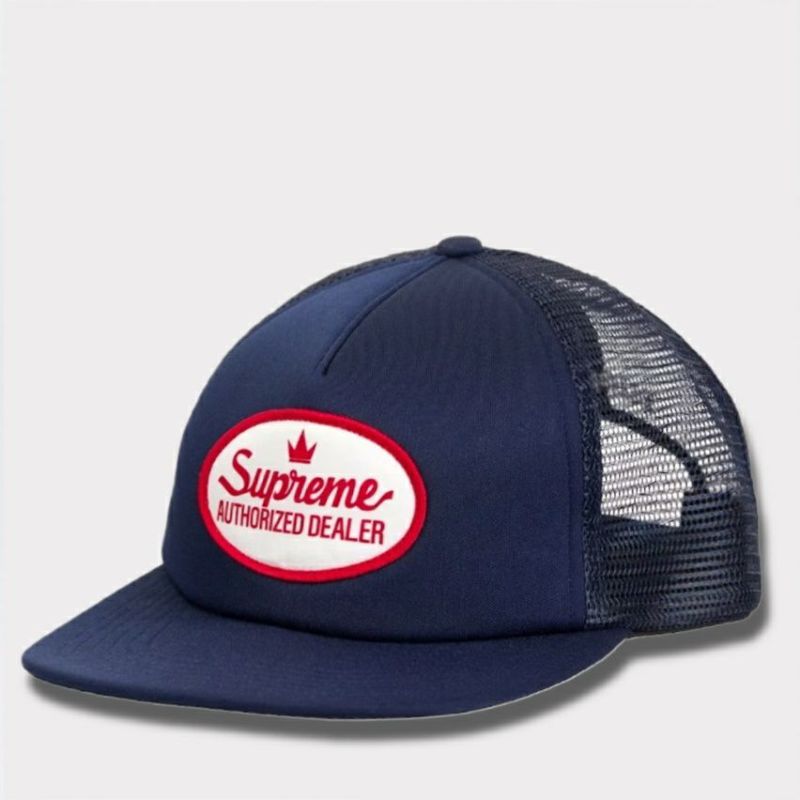 Supreme シュプリーム 2024AW Authorized Mesh Back 5-Panel Cap ネイビー