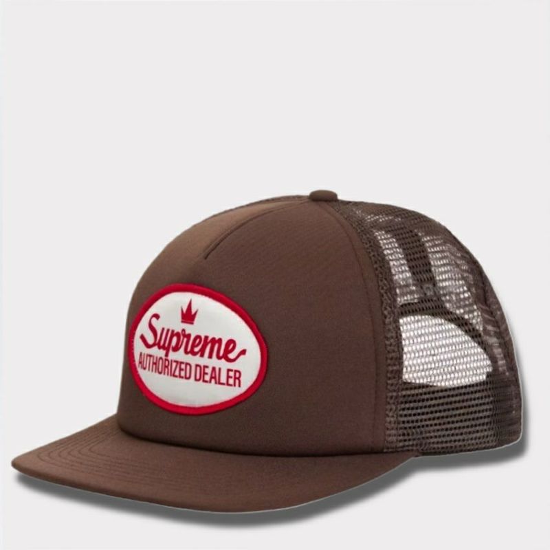  Supreme シュプリーム 2024AW Authorized Mesh Back 5-Panel Cap ブラウン