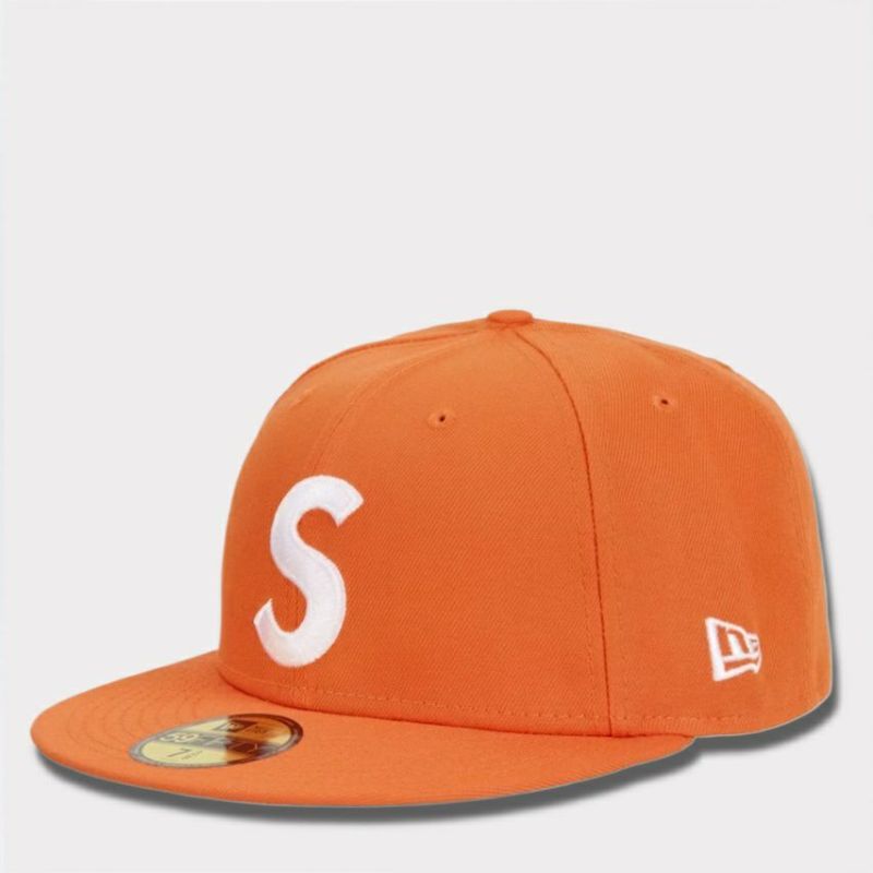 Supreme シュプリーム 2024AW Screw Ball S Logo New Era スクリューボールSロゴニューエラ 帽子 オレンジ1