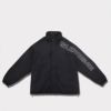 Supreme シュプリーム 2024AW Spellout Embroidered Track Jacket　スペルアウトエンブロイダードトラックジャケット ブラック 黒