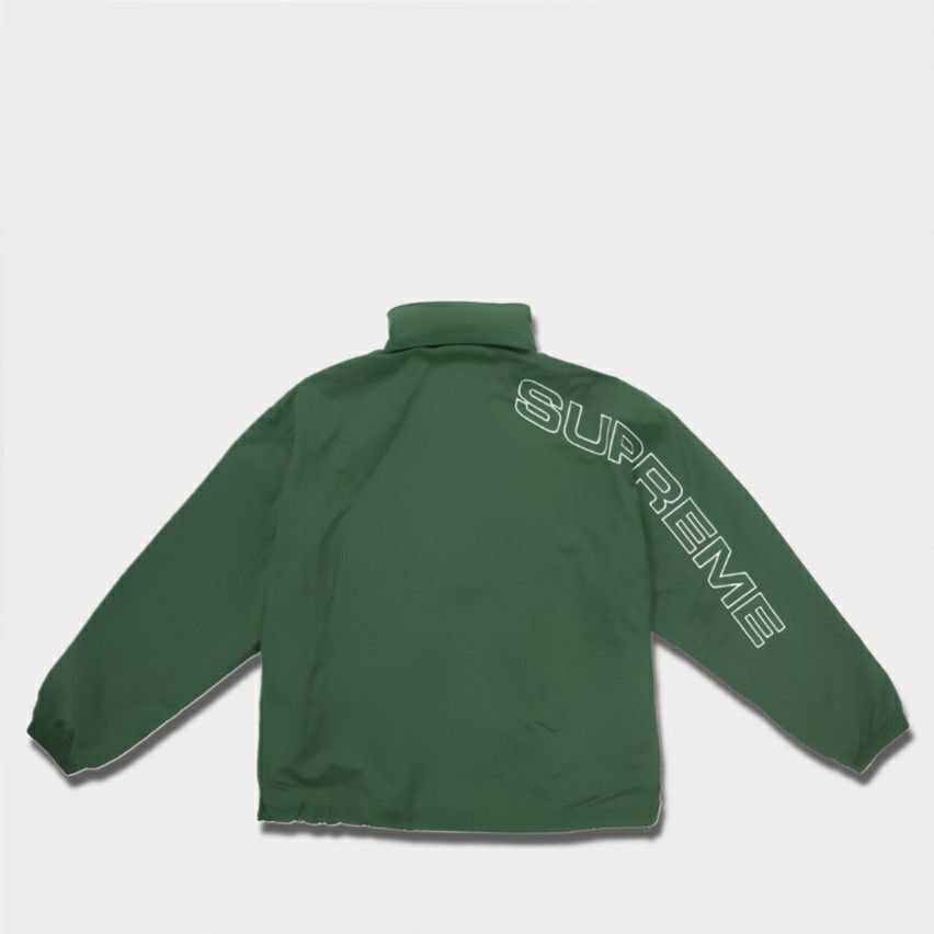 Supreme シュプリーム 2024AW Spellout Embroidered Track Jacket　スペルアウトエンブロイダードトラックジャケット ダークグリーン