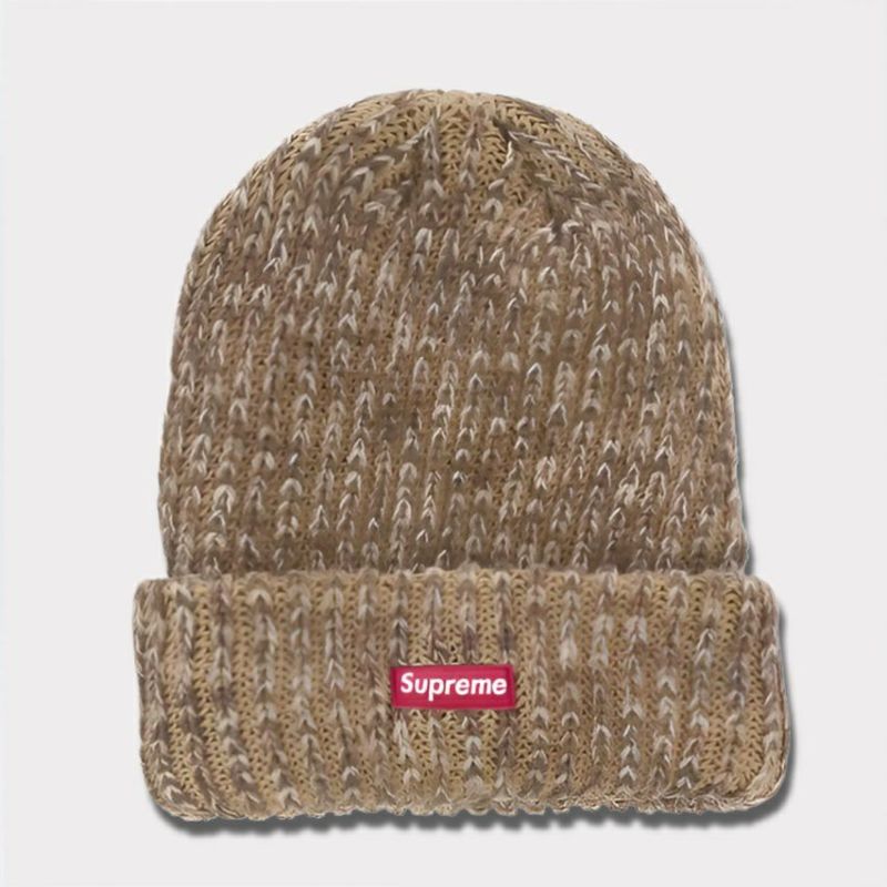 Supreme シュプリーム 2024AW Rainbow Loose Gauge Beanieレインボールーズゲージビーニー ニット帽 タン