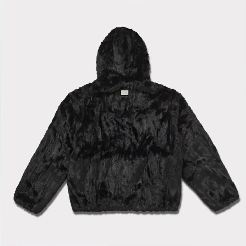 Supreme シュプリーム 2024AW Faux Fur Hooded Jacket　フォーファーフーデッドジャケット ブラック 黒