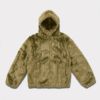 Supreme シュプリーム 2024AW Faux Fur Hooded Jacket　フォーファーフーデッドジャケット オリーブ