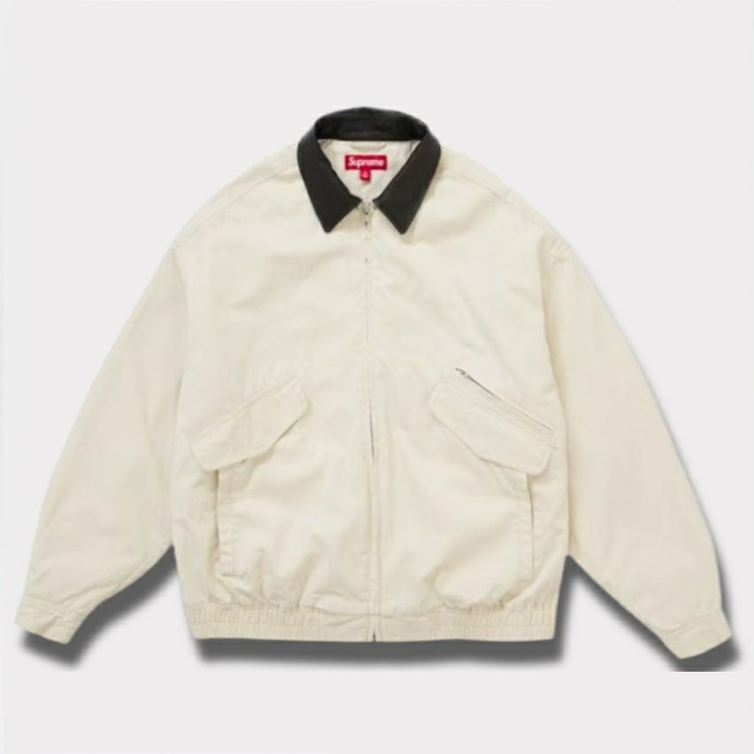 Supreme シュプリーム 2024AW Leather Collar Utility Jacket レザー 