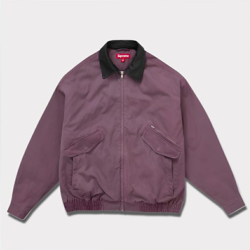 Supreme シュプリーム 2024AW Leather Collar Utility Jacket レザー  
