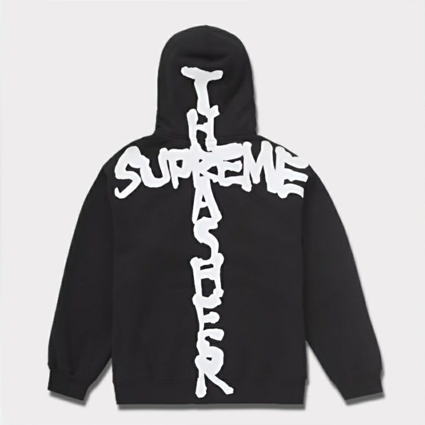 Supreme シュプリーム 2024AW Thrasher Zip Up Hooded Sweatshirt スラッシャージップアップフードパーカー  ブラック 黒