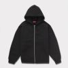 Supreme シュプリーム 2024AW Thrasher Zip Up Hooded Sweatshirt スラッシャージップアップフードパーカー ブラック 黒