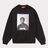 Supreme シュプリーム 2024AW Trasher Crewneck スラッシャークルーネック ブラック 黒