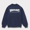 Supreme シュプリーム 2024AW Thrasher Crewneck スラッシャークルーネック ネイビー 紺