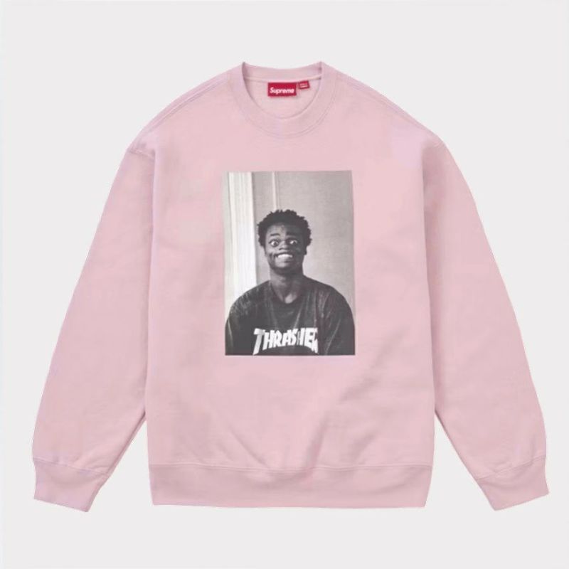 Supreme シュプリーム 2024AW Thrasher Crewneck スラッシャークルーネック ダスティーピンク