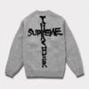 Supreme シュプリーム 2024AW Thrasher Sweater スラッシャーセーター ヘザーグレー 灰