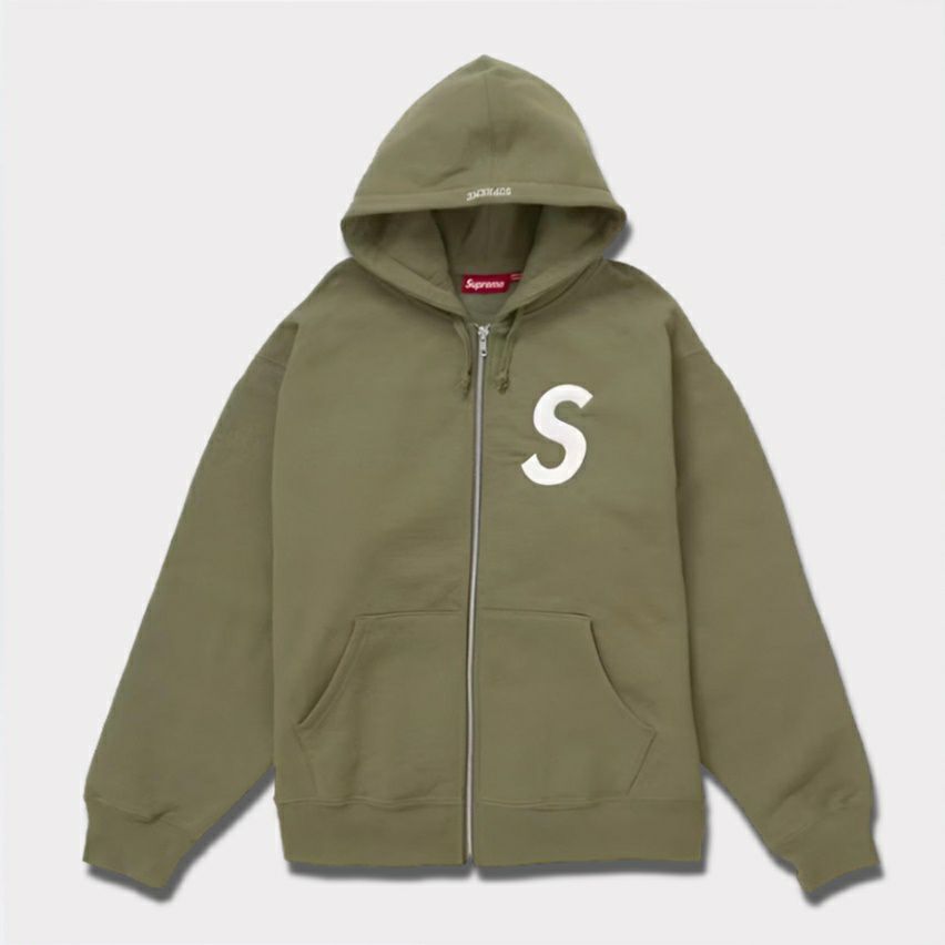 Supreme シュプリーム 2024AW S Logo Zip Up Hooded Sweatshirt Sロゴジップアップフードパーカー ライト