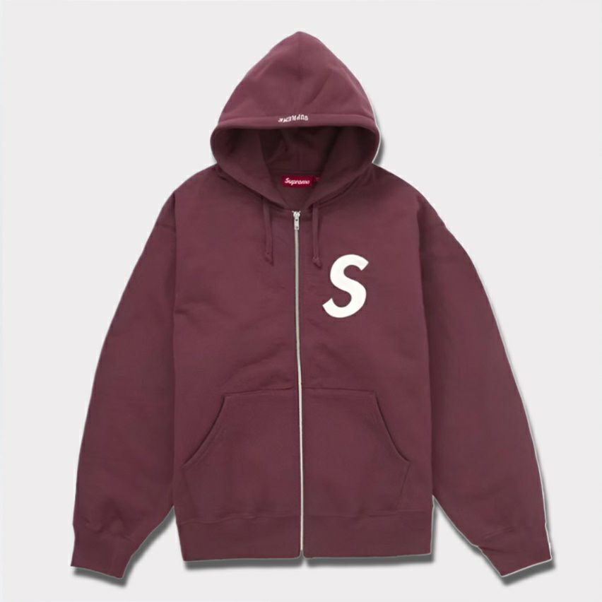 Supreme シュプリーム 2024AW S Logo Zip Up Hooded Sweatshirt 