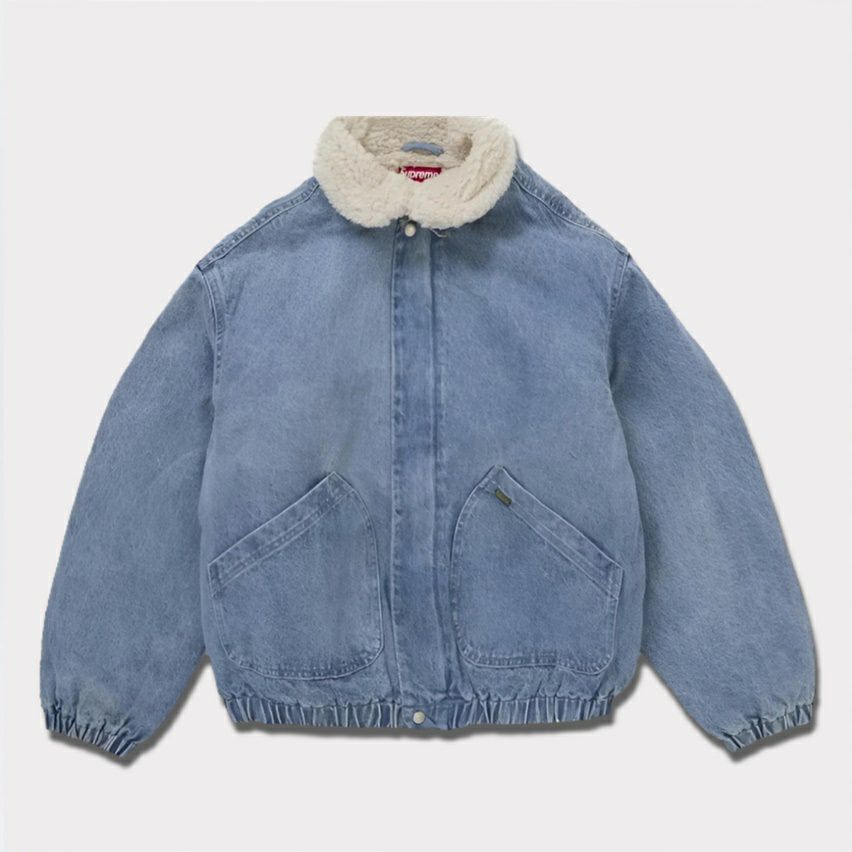 Supreme シュプリーム 2024AW Faux Shearling Lined Bomber Jacket 