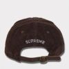  Supreme シュプリーム 2024AW Corduroy S Logo 6-Panel Cap コーデュロイSロゴ6パネルキャップ ダークブラウン