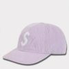 Supreme シュプリーム 2024AW Corduroy S Logo 6-Panel Cap コーデュロイSロゴ6パネルキャップ ライトパープル